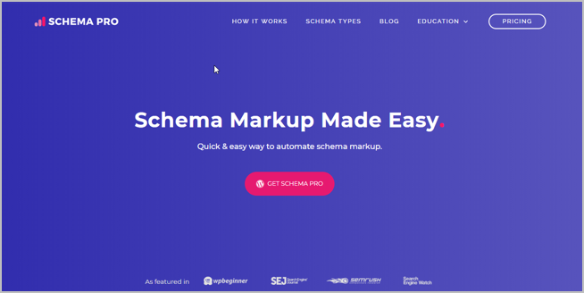 Schema-Pro-schema markup WordPress plugin