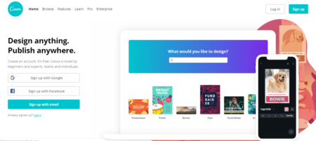 Canva - to create visuals for social media