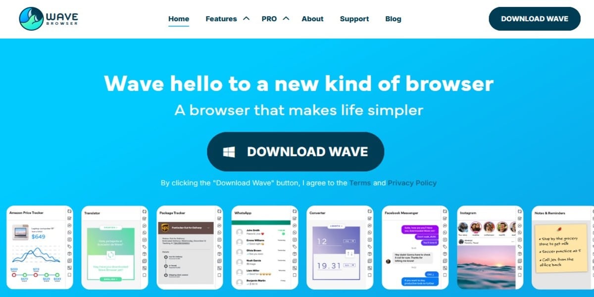 Wave browser